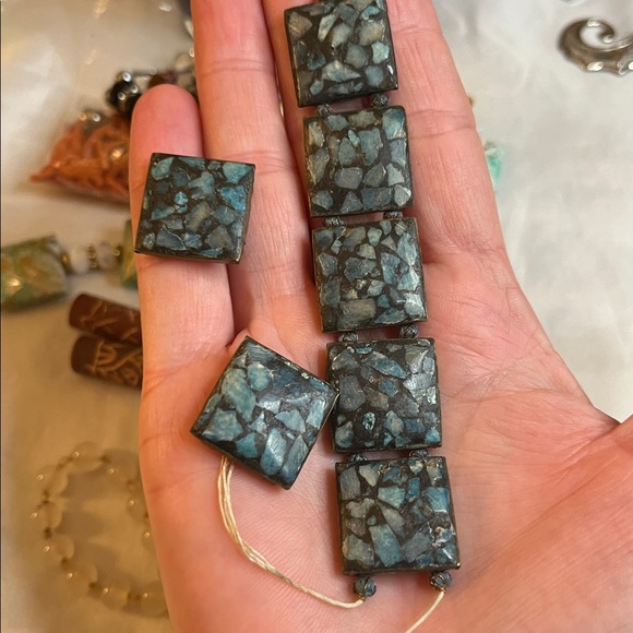 Craft Bead Bag Lot Broken bracelets and strands - Picture 8 of 9